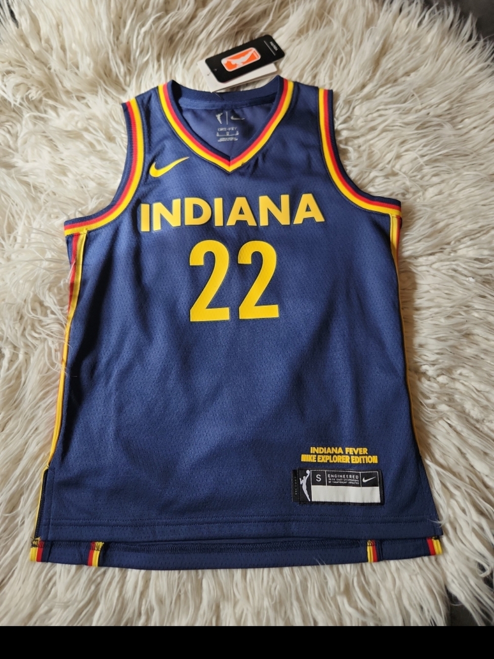 Nike Indiana Fever #22 NBA Jersey - Navy & Yellow